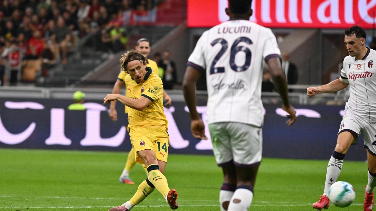 C’è Modric per stare Allegri. Milan illuminato da Luka. Bologna, è un passo falso