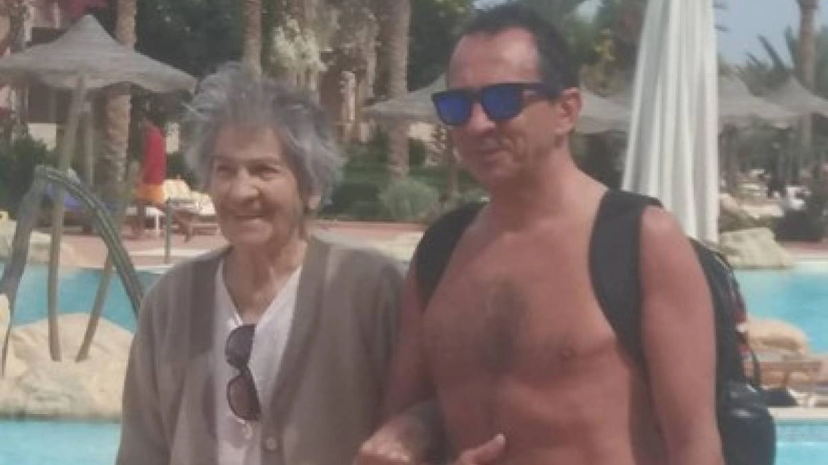 Liliana Agnani, 90 anni, con il figlio Stefano Garini, 62