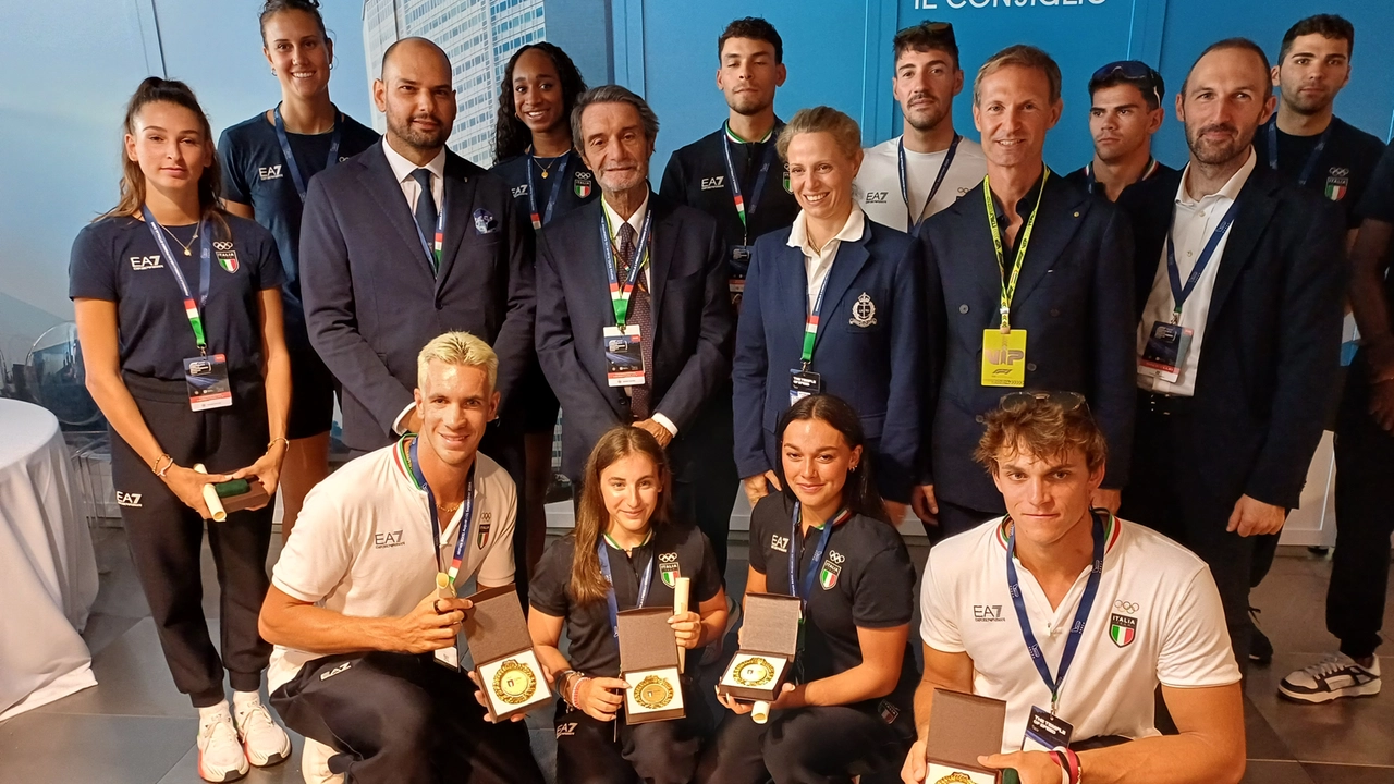 Gli atleti medagliati a Parigi 2024 premiati dal Consiglio regionale Gli atleti medagliati a Parigi 2024 premiati dal Consiglio regionale