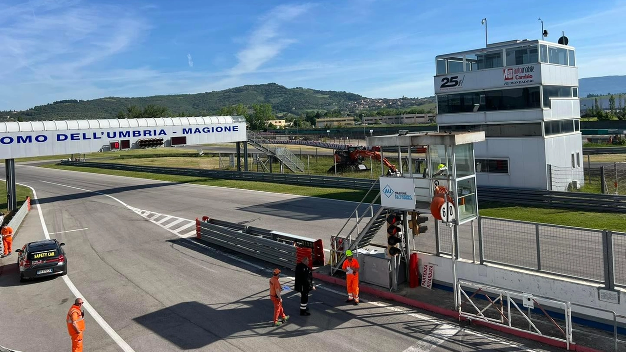 L’Autodromo dell’Umbria a Magione (Perugia) dove si è verificato l’incidente L’Autodromo dell’Umbria a Magione (Perugia) dove si è verificato l’incidente