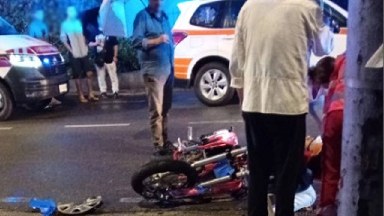 La donna alla guida dell'utilitaria ha detto di non essersi accorta della moto da cross La donna alla guida dell'utilitaria ha detto di non essersi accorta della moto da cross