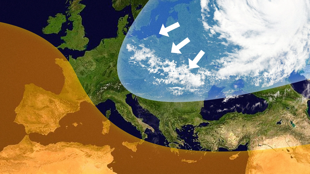 Un vortice di aria freddo è in arrivo sul Nord Italia dalla Russia Un vortice di aria freddo è in arrivo sul Nord Italia dalla Russia