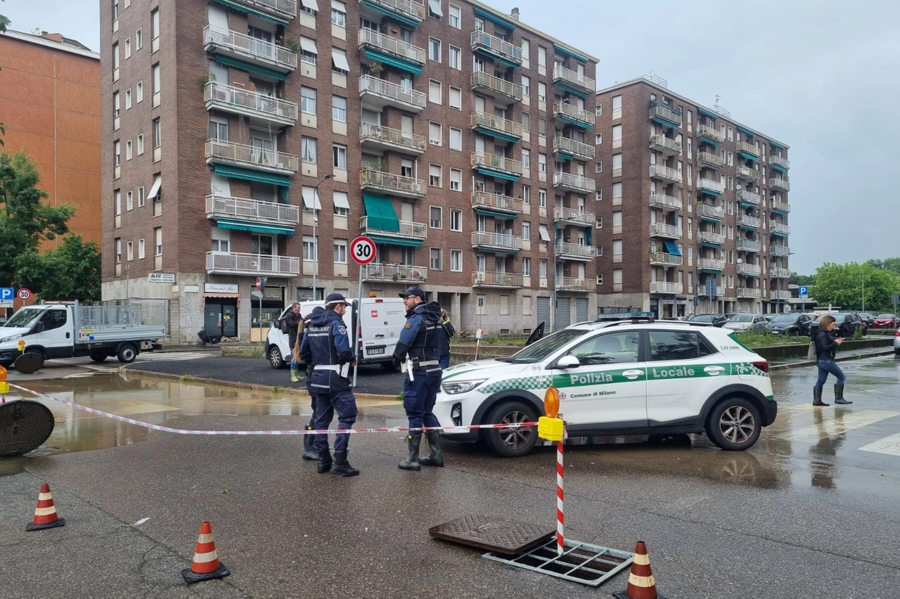 La situazione in via Valfurva