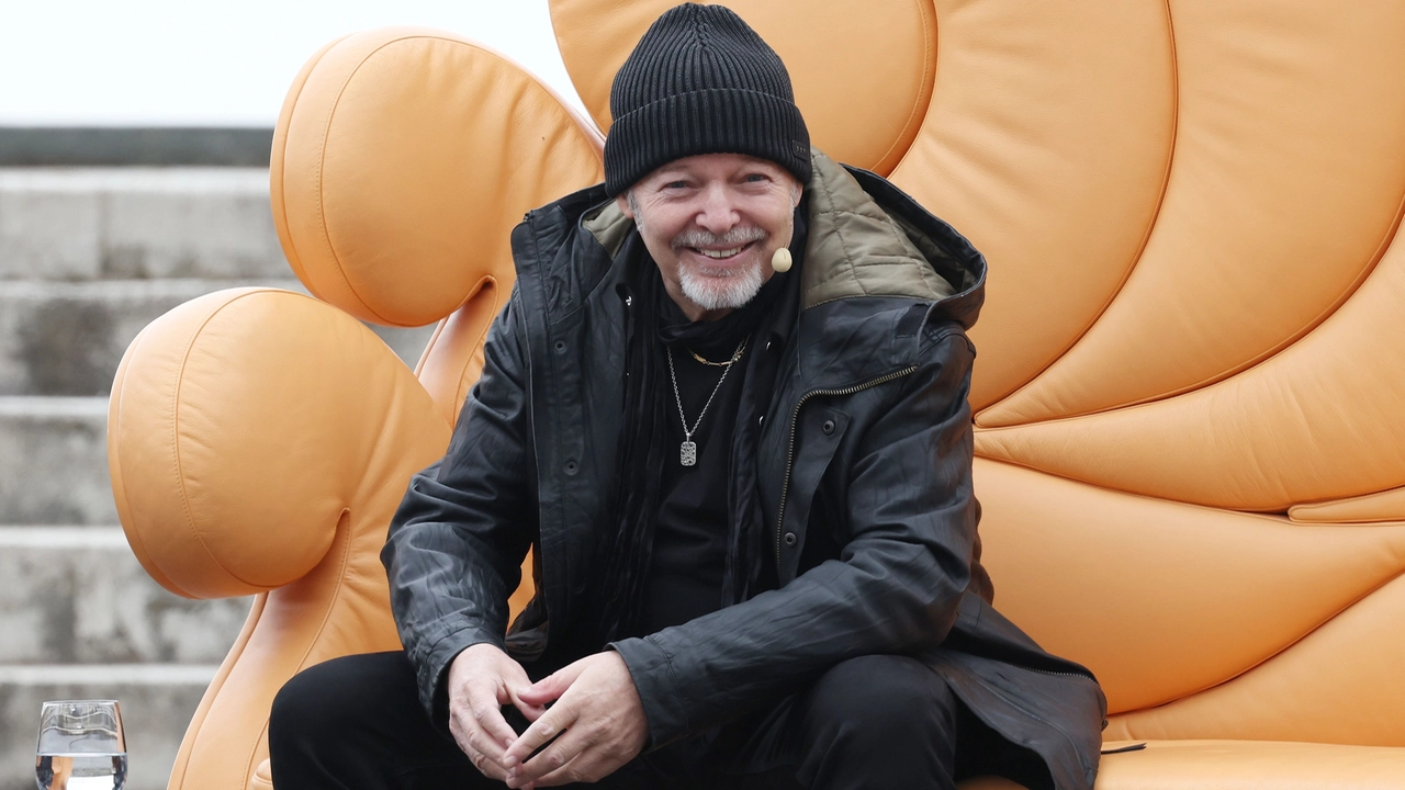 Vasco Rossi alla cerimonia per il XV Premio del Vittoriale