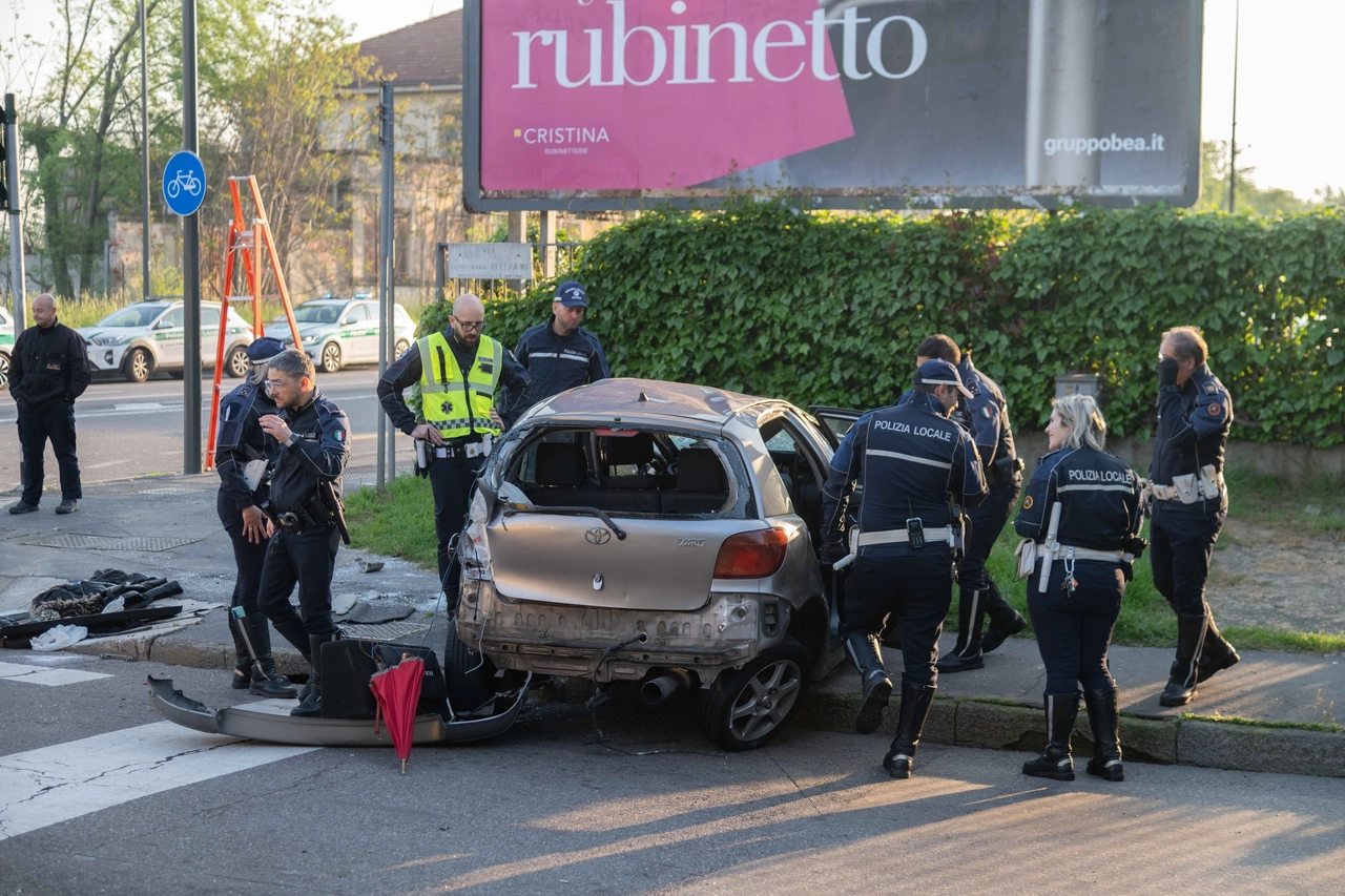 I rilievi sul luogo dell'incidente (Fasani)