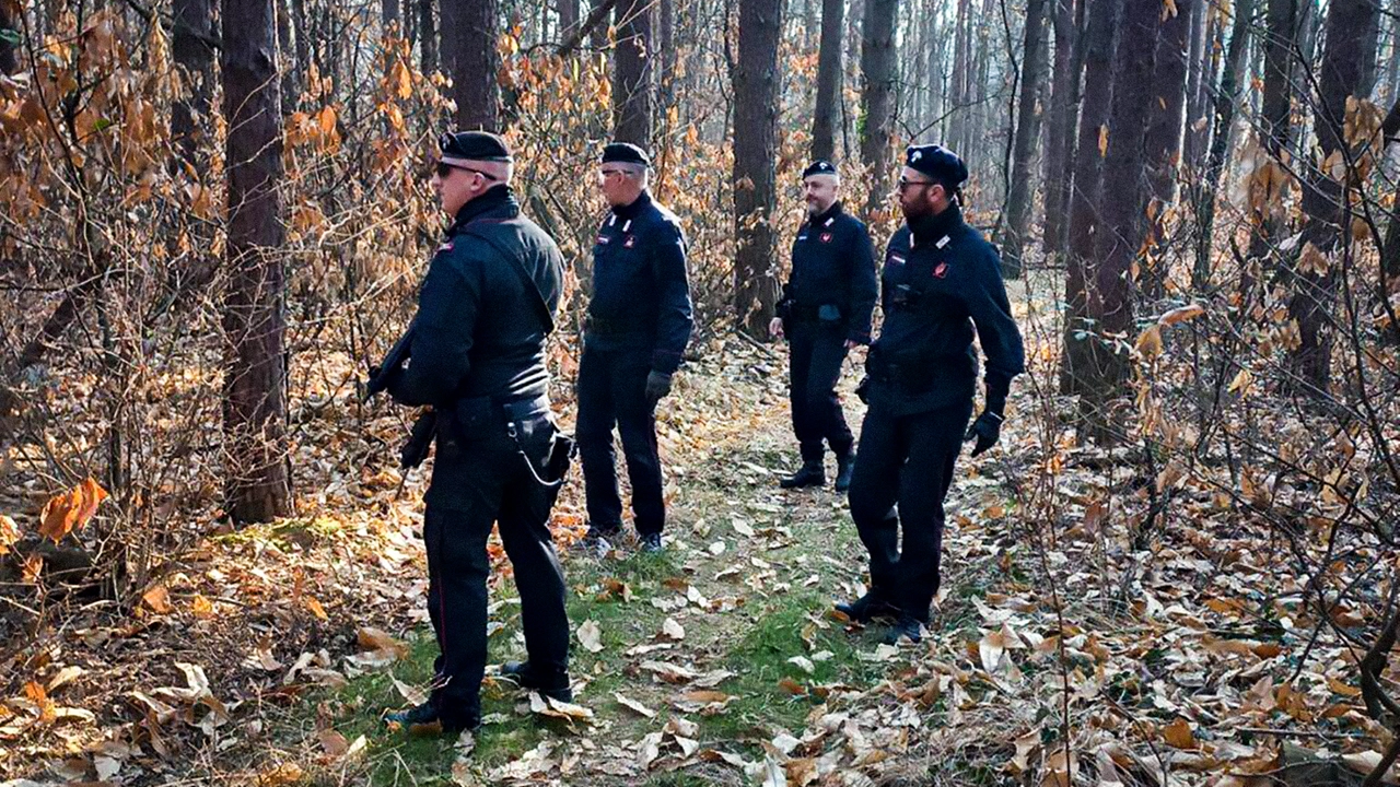 Un'operazione dei carabinieri nei boschi della droga (foto di repertorio)