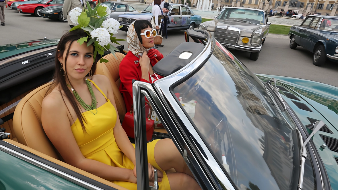 Oggi in Villa Reale arriva la tappa conclusiva del Giro Automobilistico d’Italia. Parata di gioielli come la Ferrari Spider California, la Lancia Stratos e la Flaminia. Oggi in Villa Reale arriva la tappa conclusiva del Giro Automobilistico d’Italia. Parata di gioielli come la Ferrari Spider California, la Lancia Stratos e la Flaminia.