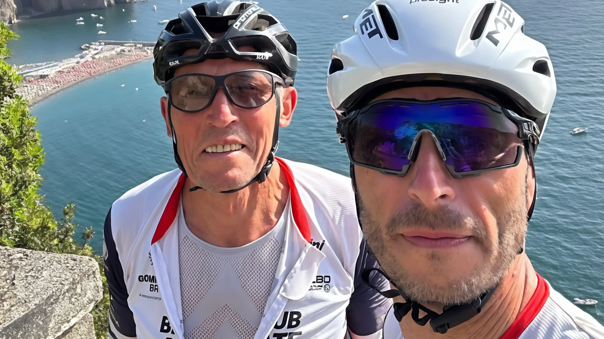 Da Villasanta a Sorrento in bici. Il “Giro” speciale di Paolo e Lino
