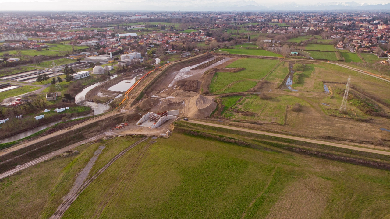 L’area interessata dai lavori per affrontare le piene del fiume Olona L’area interessata dai lavori per affrontare le piene del fiume Olona