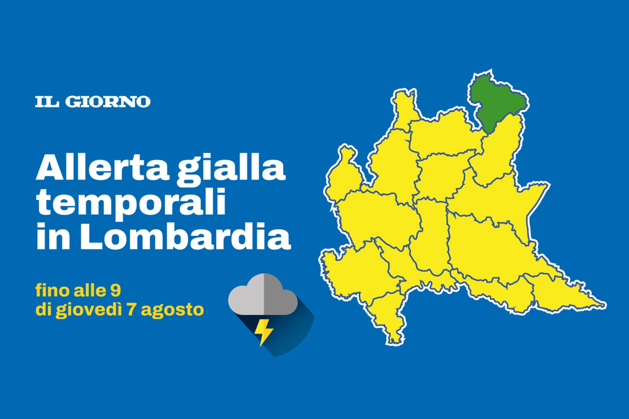 Allerta gialla temporali in Lombardia prima del grande caldo