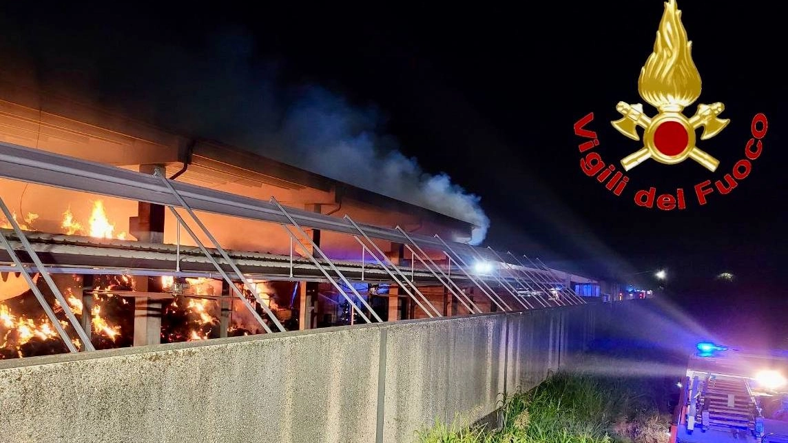 Il fienile in fiamme Il fienile in fiamme