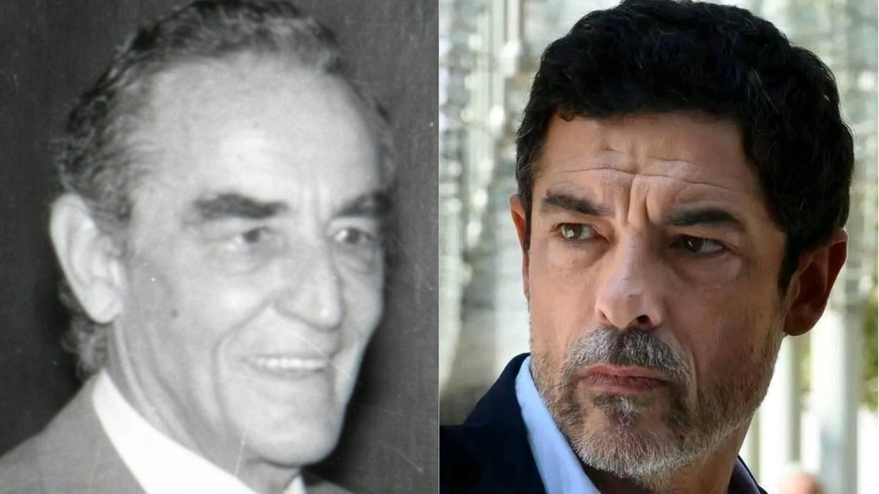 Vittorio Gassman e il figlio Alessandro Vittorio Gassman e il figlio Alessandro