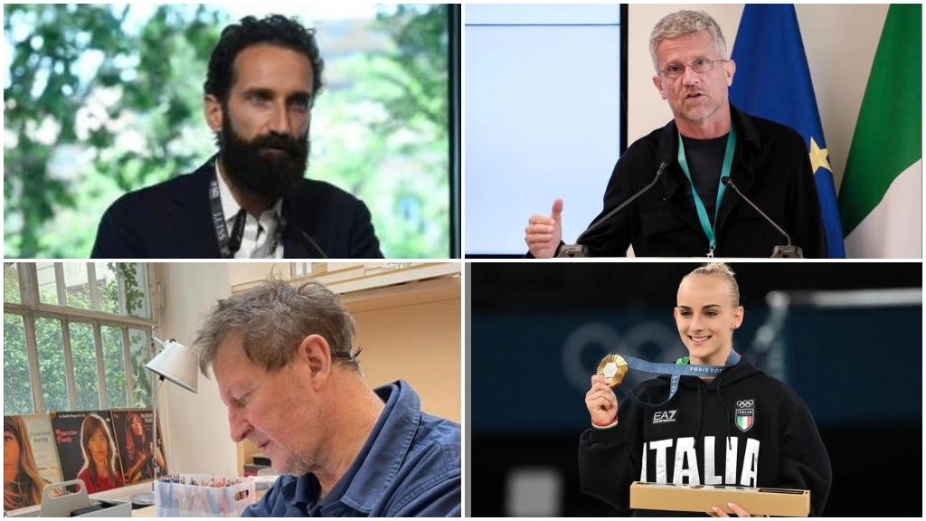 Dall'alto in senso orario: Alex Bellini, Carlo Ratti, Alice D'Amato e Cino Zucchi