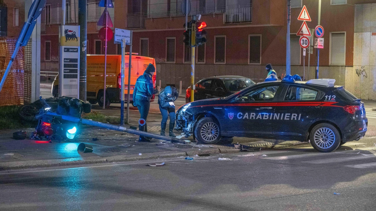 L'inseguimento è iniziato in corso Como, nella zona Nord di Milano, ed è terminato a sud della città in via Ripamonti