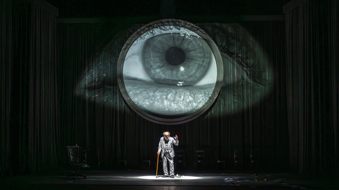 Alessandro Haber in “La coscienza di Zeno”. La regia è di Paolo Valerio Alessandro Haber in “La coscienza di Zeno”. La regia è di Paolo Valerio