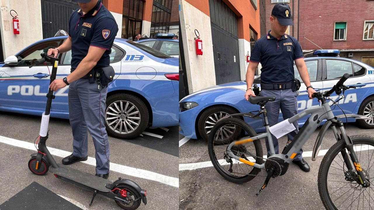 I mezzi recuperati dalla polizia I mezzi recuperati dalla polizia