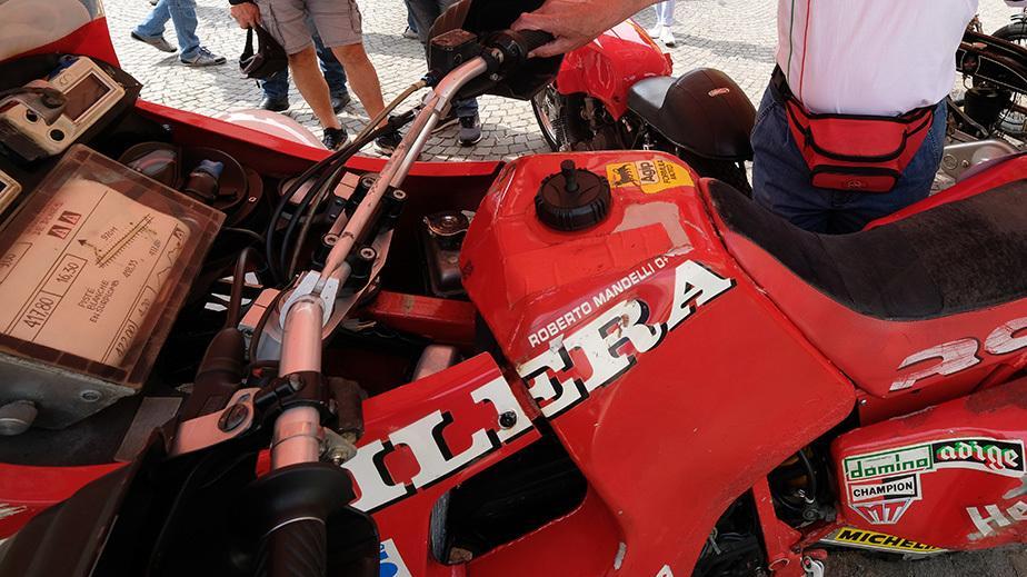 Motociclisti pronti per il raduno Gilera Motociclisti pronti per il raduno Gilera