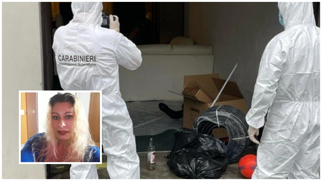 Il garage dove Maria Campai, 42 anni, è stata uccisa Il garage dove Maria Campai, 42 anni, è stata uccisa