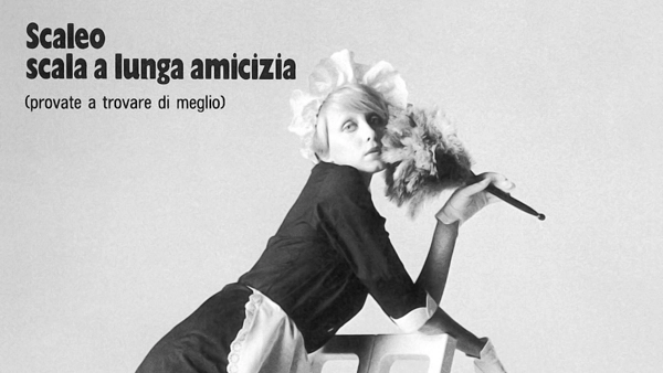 La pubblicità per Scaleo firmata da Oliviero Toscani e dall'art director Claudio Platania