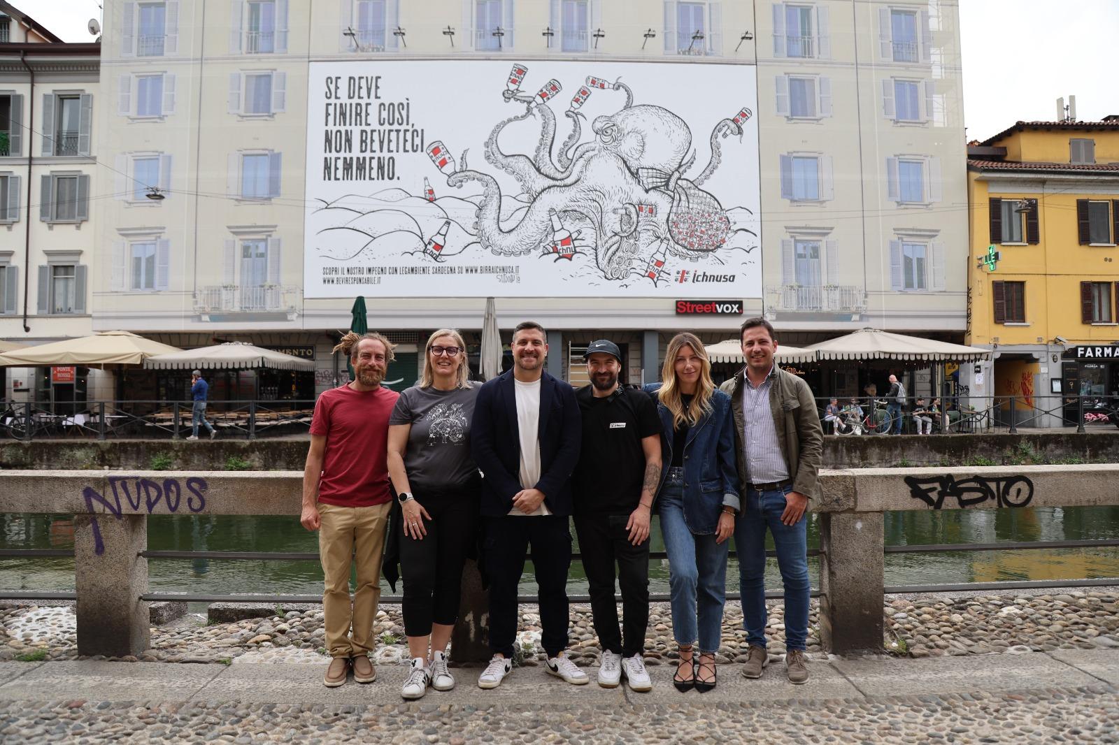 Legambiente e Ichnusa sui Navigli di Milano contro l’abbandono del vetro