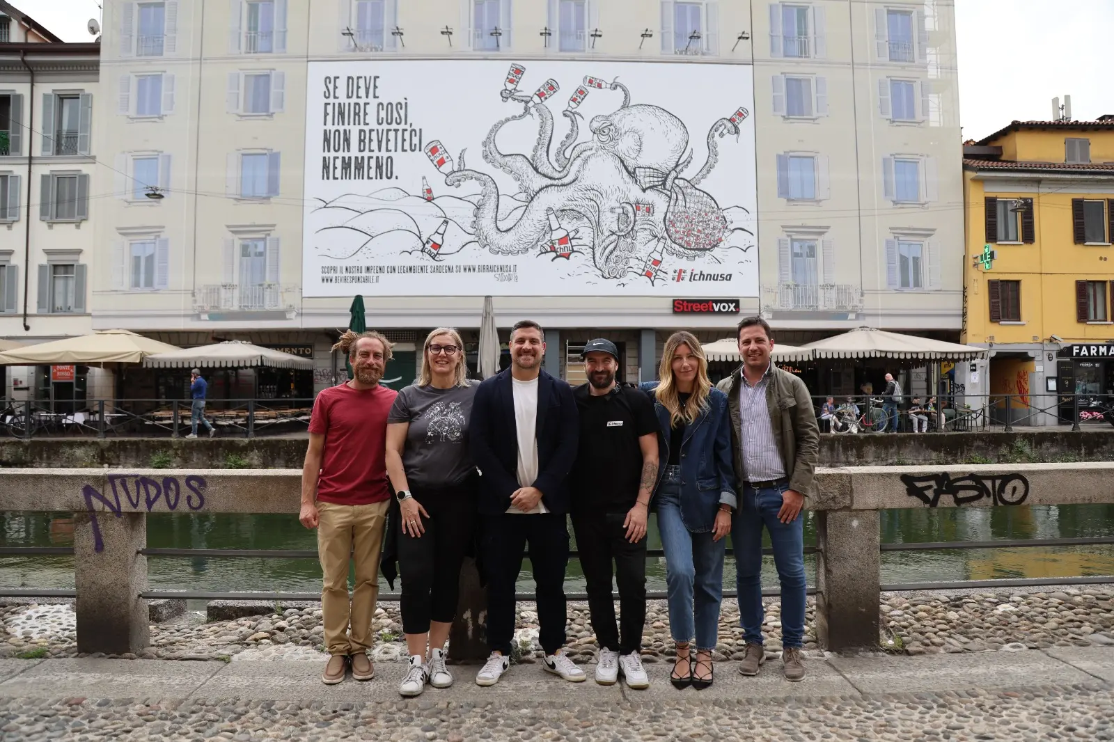Legambiente e Ichnusa sui Navigli di Milano contro l’abbandono del vetro