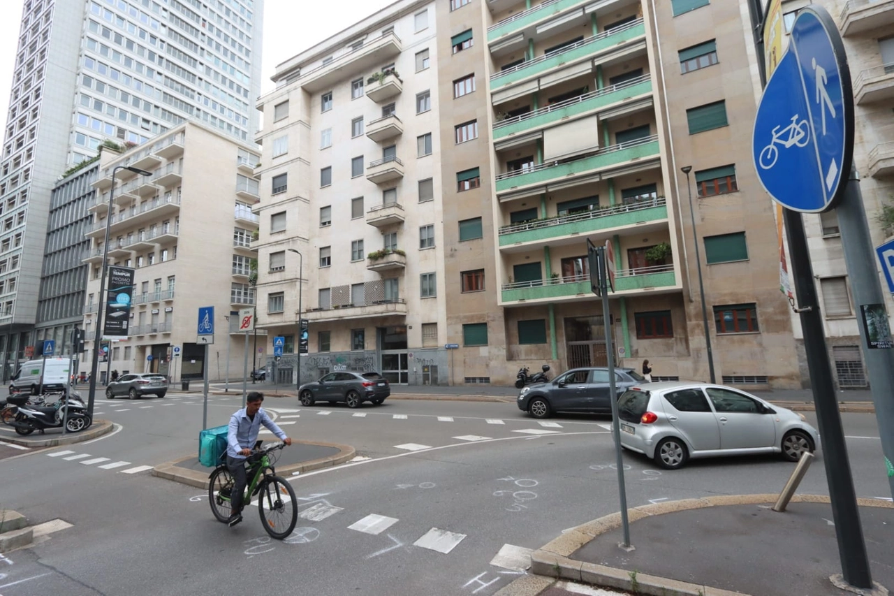 L'incrocio dove è avvenuto l'incidente che ha causato al morte del ciclista