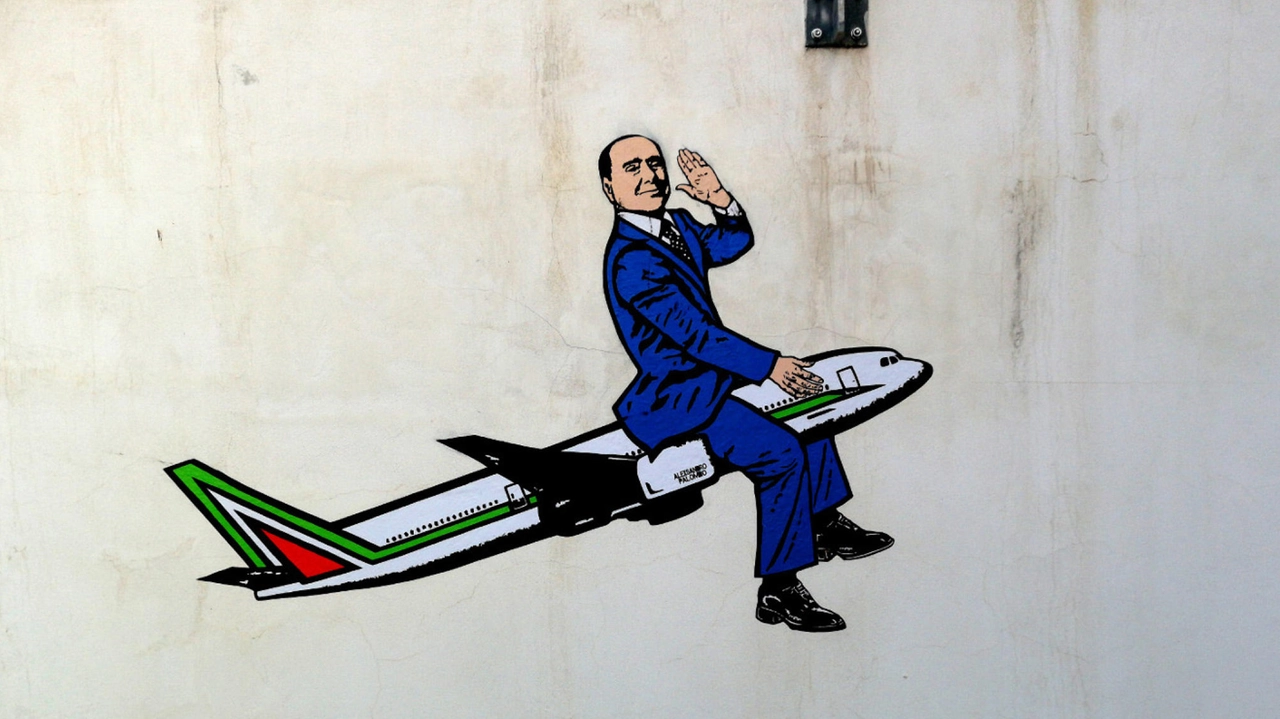 “Welcome to Silvio Berlusconi Airport”, dell’artista aleXsandro Palombo