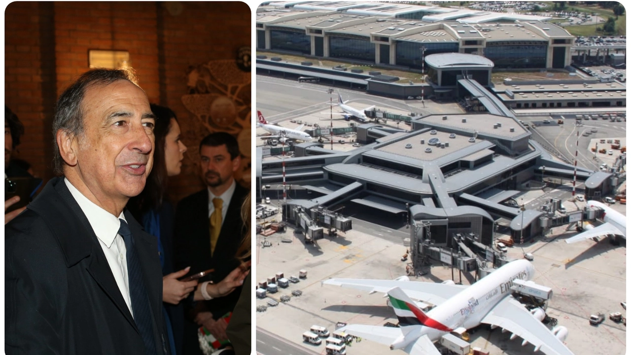 Il sindaco Beppe Sala e l'aeroporto di Malpensa