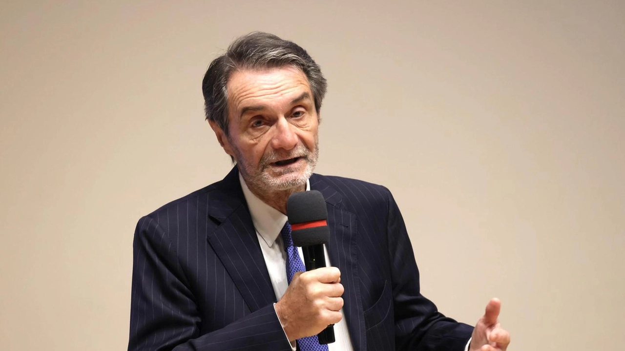 Il presidente di Regione Lombardia Attilio Fontana Il presidente di Regione Lombardia Attilio Fontana