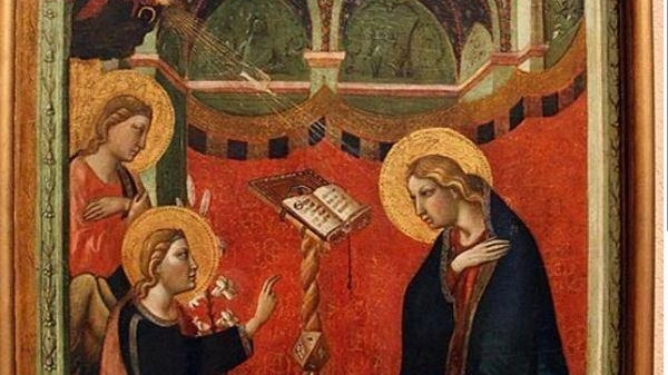 L’Annunciazione di Jacopo del Casentino, esposto al Poldi Pezzoli L’Annunciazione di Jacopo del Casentino, esposto al Poldi Pezzoli