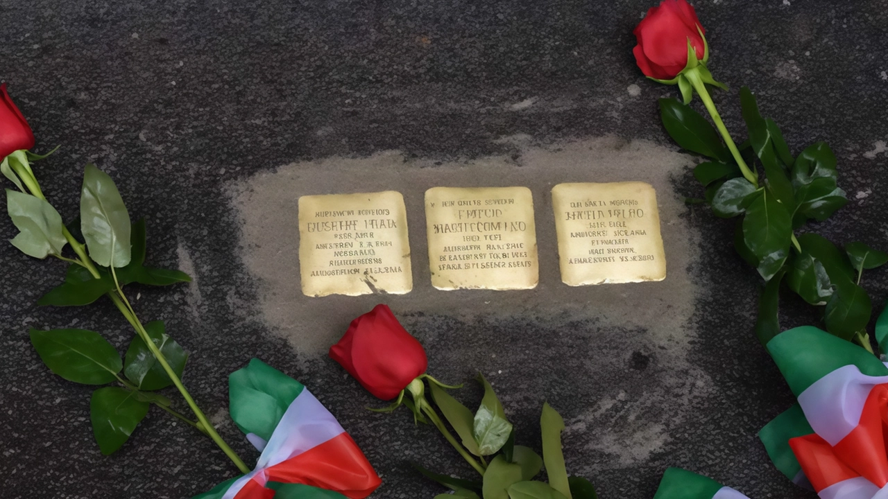 Giuseppe Prata e Angelo Molino deportati nei lager, Emiddio Mastrodomenico fucilato in piazzale Loreto. Blocchi d’ottone simbolici davanti alla Questura. Megale: "Onore a chi si è speso per gli altri, perdendo la vita". Giuseppe Prata e Angelo Molino deportati nei lager, Emiddio Mastrodomenico fucilato in piazzale Loreto. Blocchi d’ottone simbolici davanti alla Questura. Megale: "Onore a chi si è speso per gli altri, perdendo la vita".