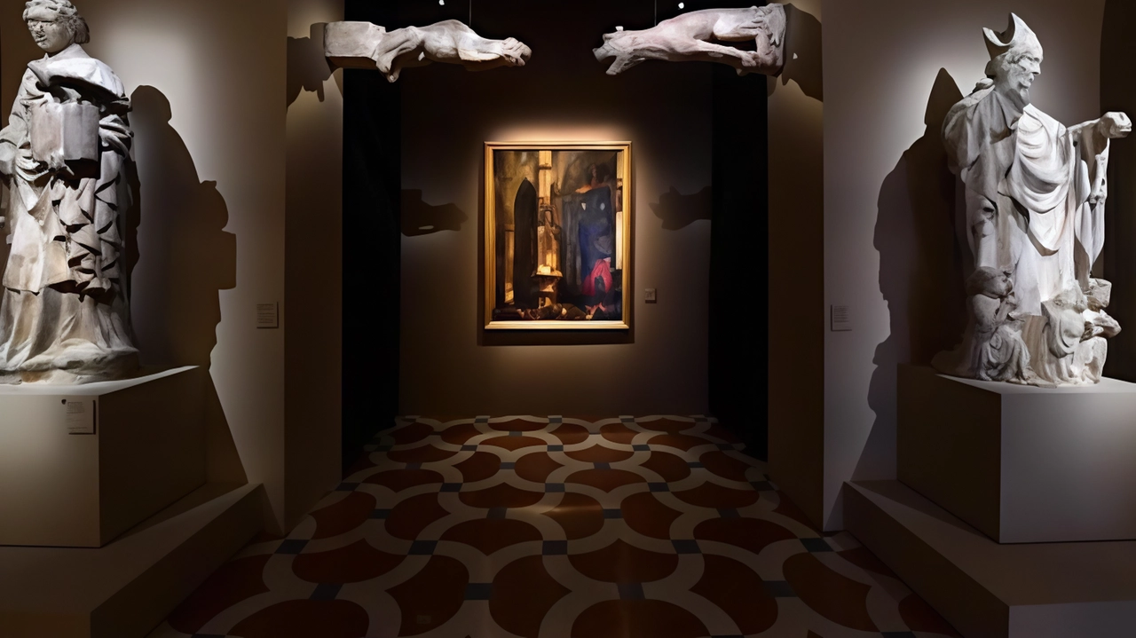 Le splendide sale delle Gallerie d’Italia in piazza della Scala che ospitano la mostra “Il Genio di Milano“ Le splendide sale delle Gallerie d’Italia in piazza della Scala che ospitano la mostra “Il Genio di Milano“