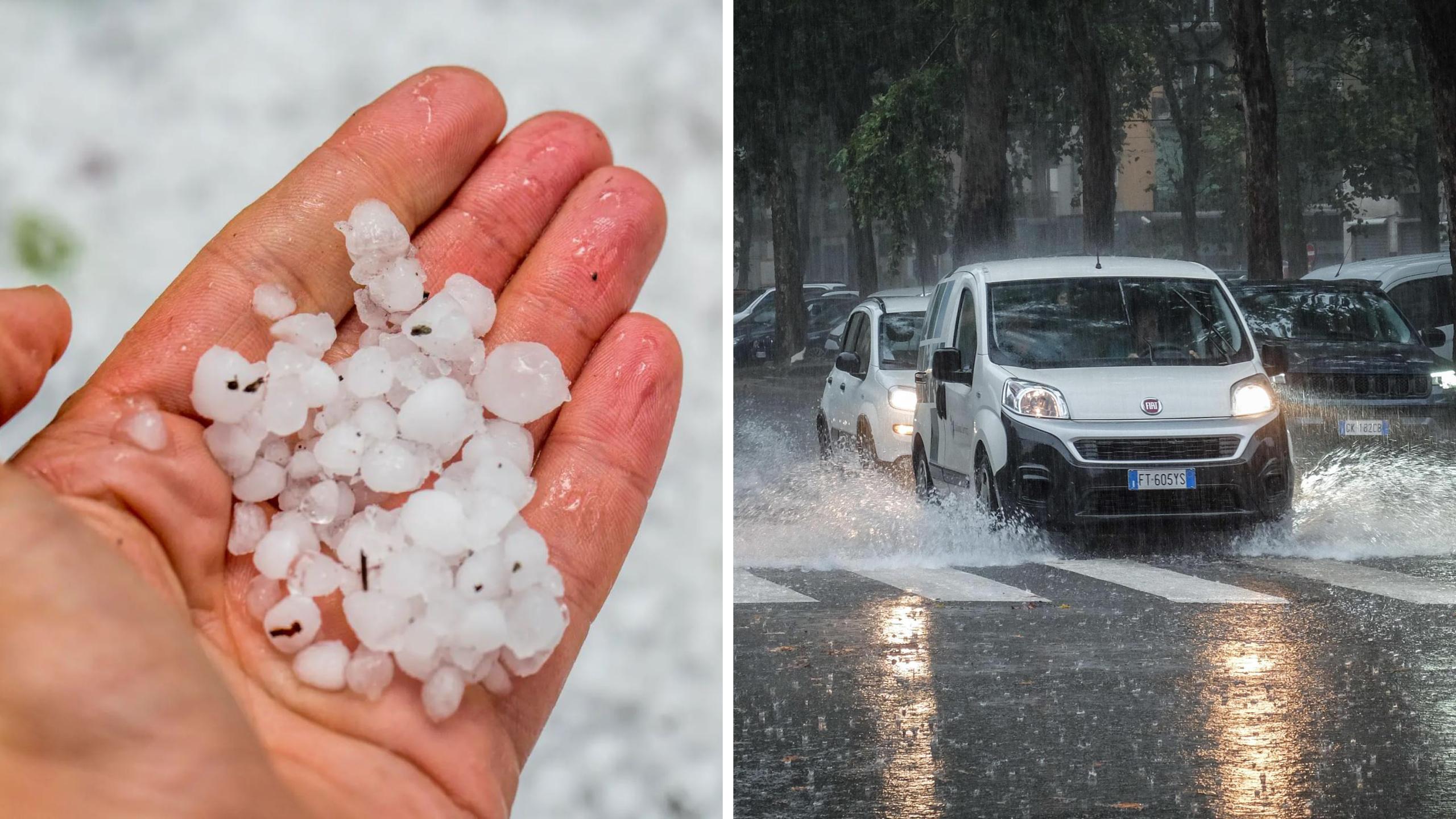 Rischio grandine e temporali nelle prossime ore: allerta meteo a Milano e in Lombardia Rischio grandine e temporali nelle prossime ore: allerta meteo a Milano e in Lombardia