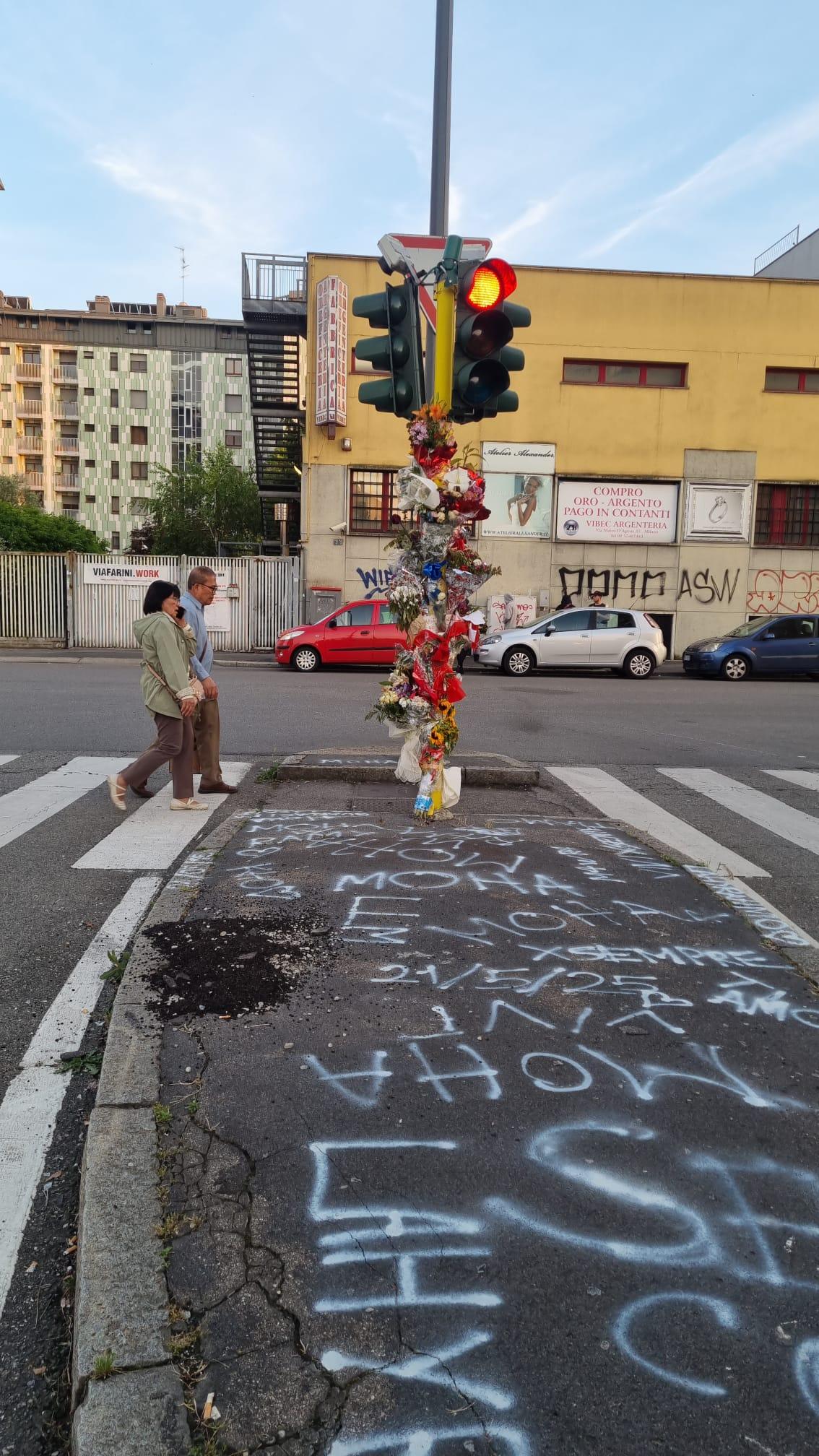 Mahmoud Mohamed: commozione e tensione al corteo del Corvetto per ricordare il giovane morto in scooter