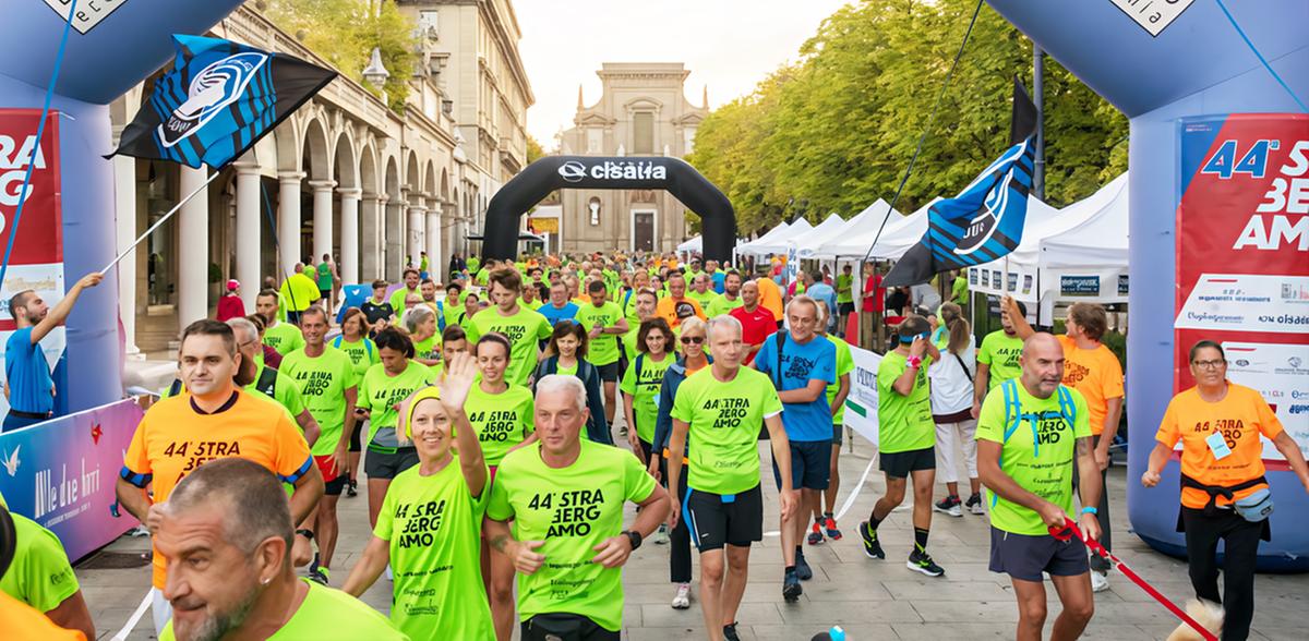 Sport, salute e solidarietà. La StraBergamo riparte