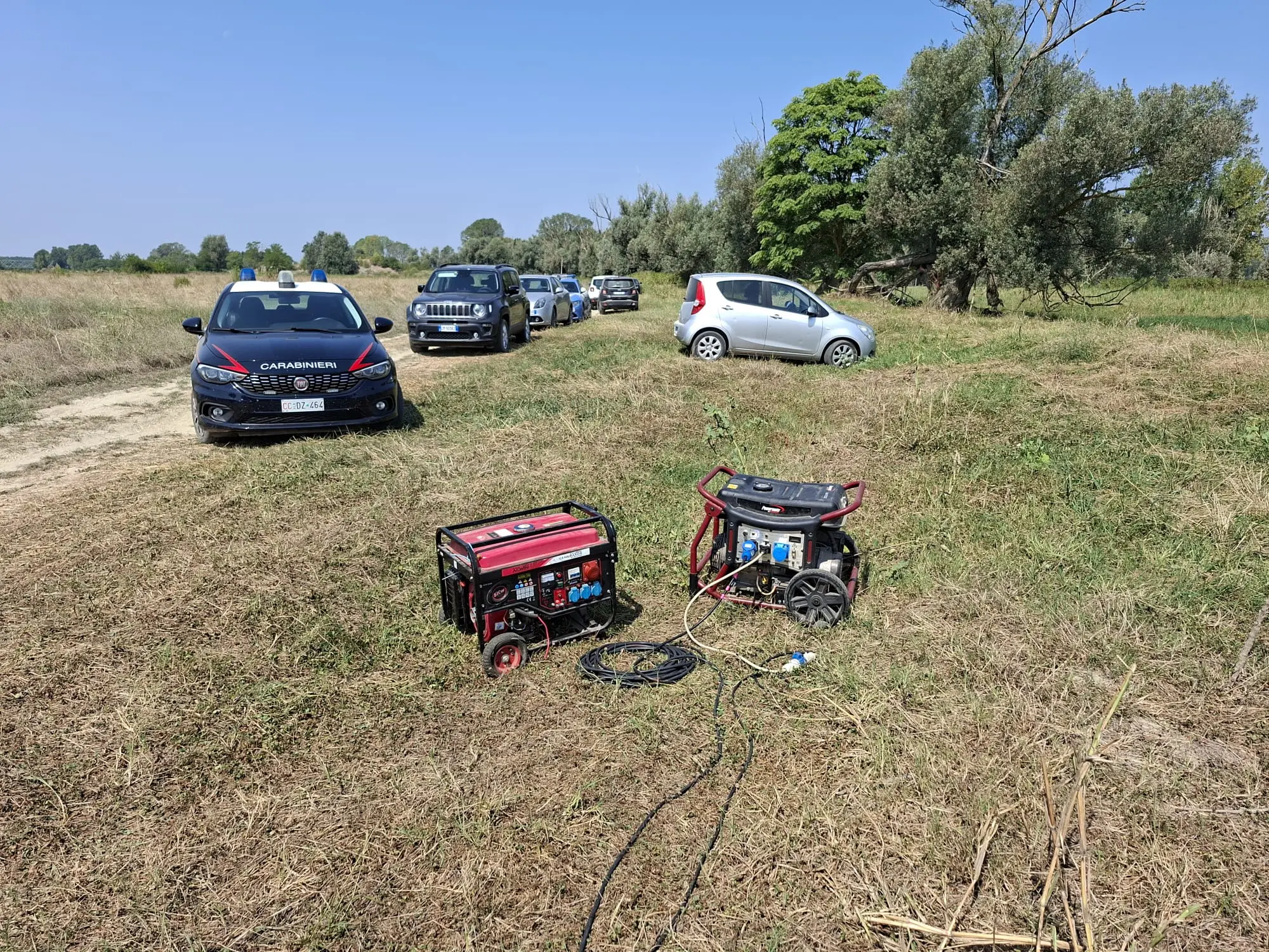 Linarolo, bloccato rave party alla Becca: sequestrato camion con attrezzature e denunciate 4 persone