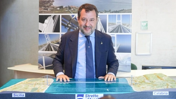 Het project voor de Straat van Messina-brug is goedgekeurd. Er komt ook een metrolijn. Salvini: 