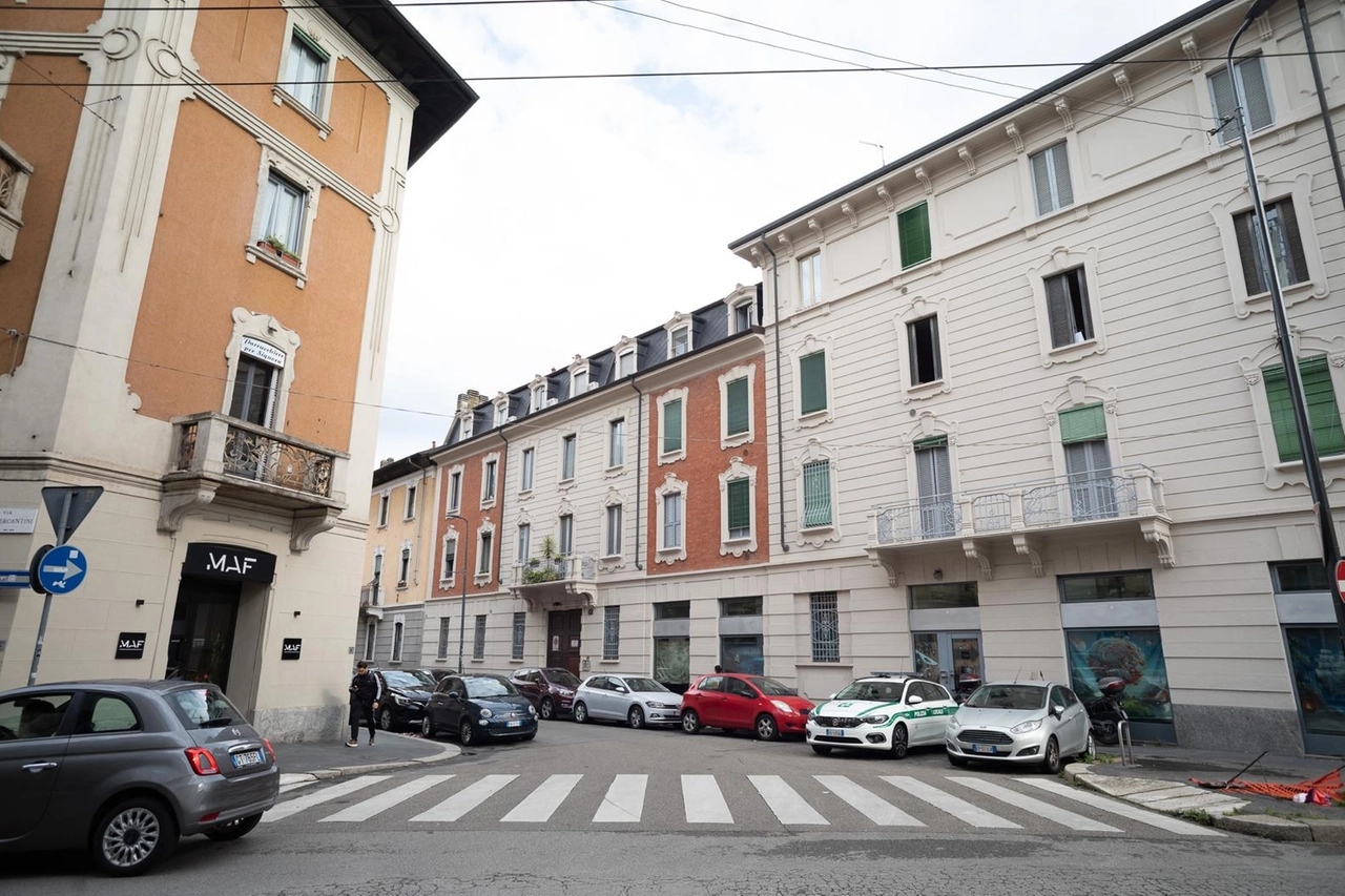 Il luogo del drammatico investimento, all'incrocio tra via Ricotti e via Mercantini