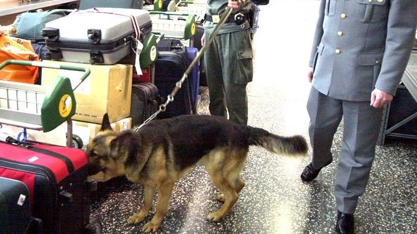 In aeroporto agenti e militari hanno messo le manette al ricercato di 45 anni destinatario di un mandato europeo In aeroporto agenti e militari hanno messo le manette al ricercato di 45 anni destinatario di un mandato europeo