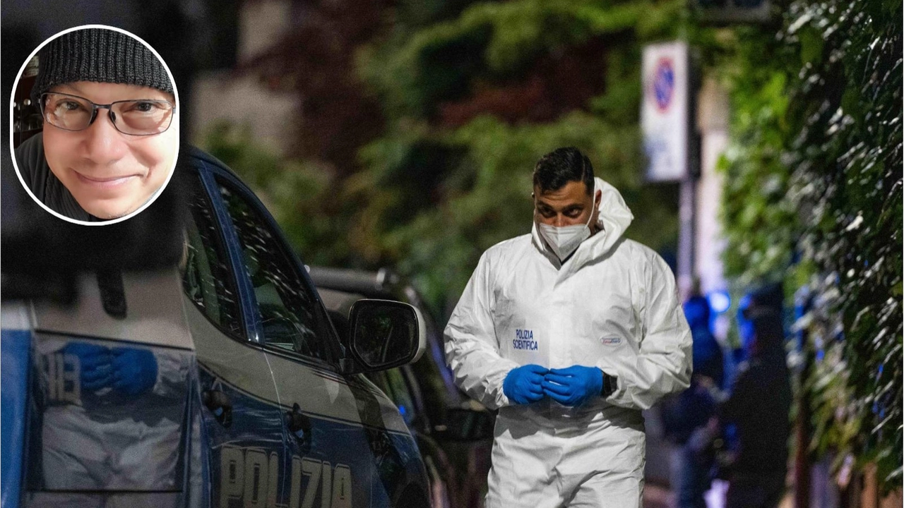 I rilievi della Scientifica dopo l'omicidio di Angelito Acob Mansansala a Milano