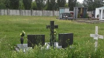 Una parte del cimitero di Garbatola