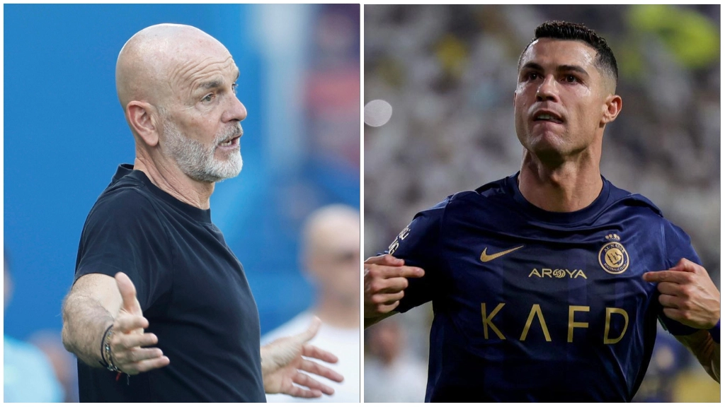 Stefano Pioli potrebbe allenare l'Al Nassr, squadra in cui gioca Cristiano Ronaldo Stefano Pioli potrebbe allenare l'Al Nassr, squadra in cui gioca Cristiano Ronaldo