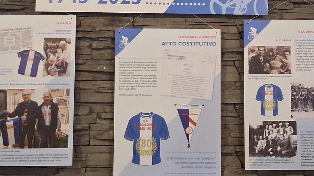 La storia della Società Ciclistica Rescaldinese dal 1945 ad oggi in mostra La storia della Società Ciclistica Rescaldinese dal 1945 ad oggi in mostra