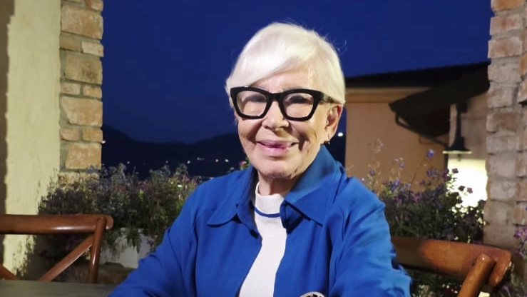 Anna Fendi alla trattoria Il Porto Anna Fendi alla trattoria Il Porto