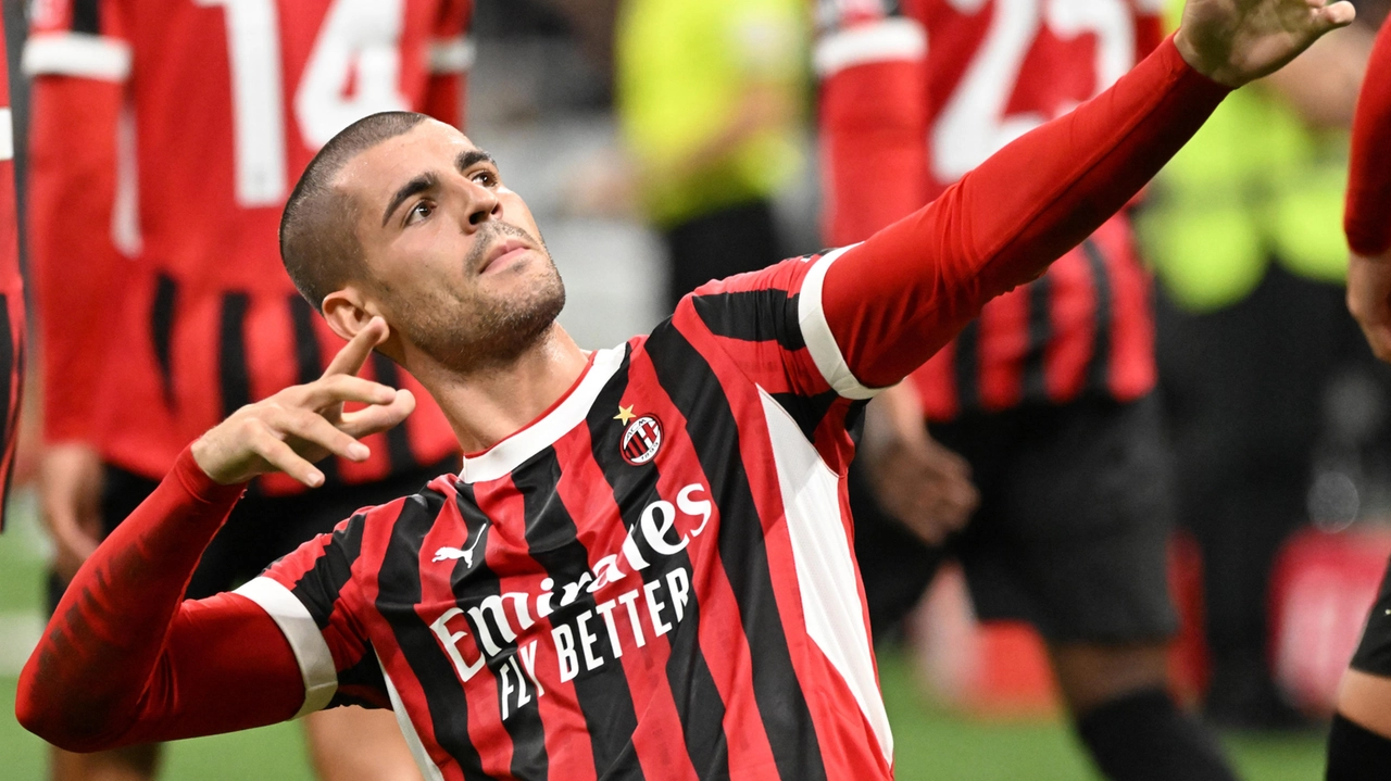Alvaro Morata del Milan Alvaro Morata del Milan
