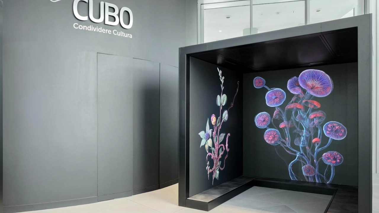 Uno degli ambienti del museo d’impresa CUBO nella Unipol Tower