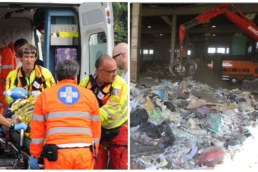 L'incidente mortale sul lavoro è avvenuto nell'azienda Corioni di Monza, operante nel settore smaltimento e riciclo rifiuti (foto repertorio)