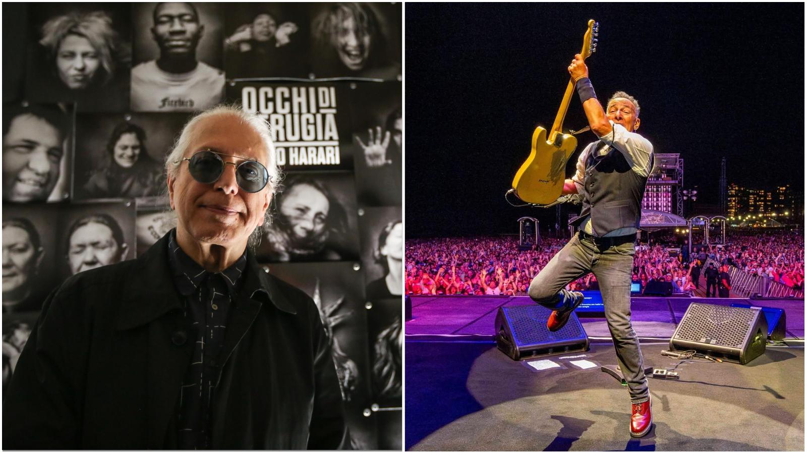 Bruce Springsteen visto da Guido Harari: “Lo scatto migliore? Quello che non ho fatto. Saltò dal palco e me lo ritrovai quasi in braccio” Bruce Springsteen visto da Guido Harari: “Lo scatto migliore? Quello che non ho fatto. Saltò dal palco e me lo ritrovai quasi in braccio”