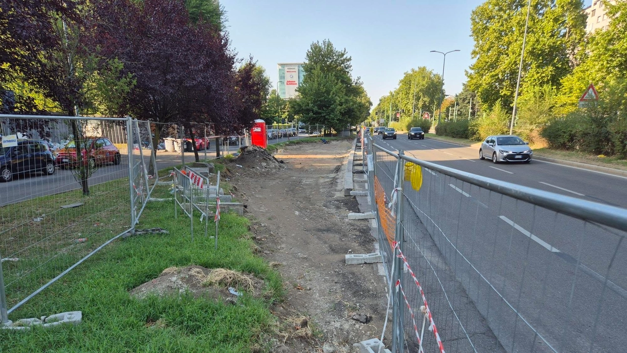 Il cantiere in viale Fulvio Testi, nella foto pubblicata dall'assessore Marco Granelli Il cantiere in viale Fulvio Testi, nella foto pubblicata dall'assessore Marco Granelli