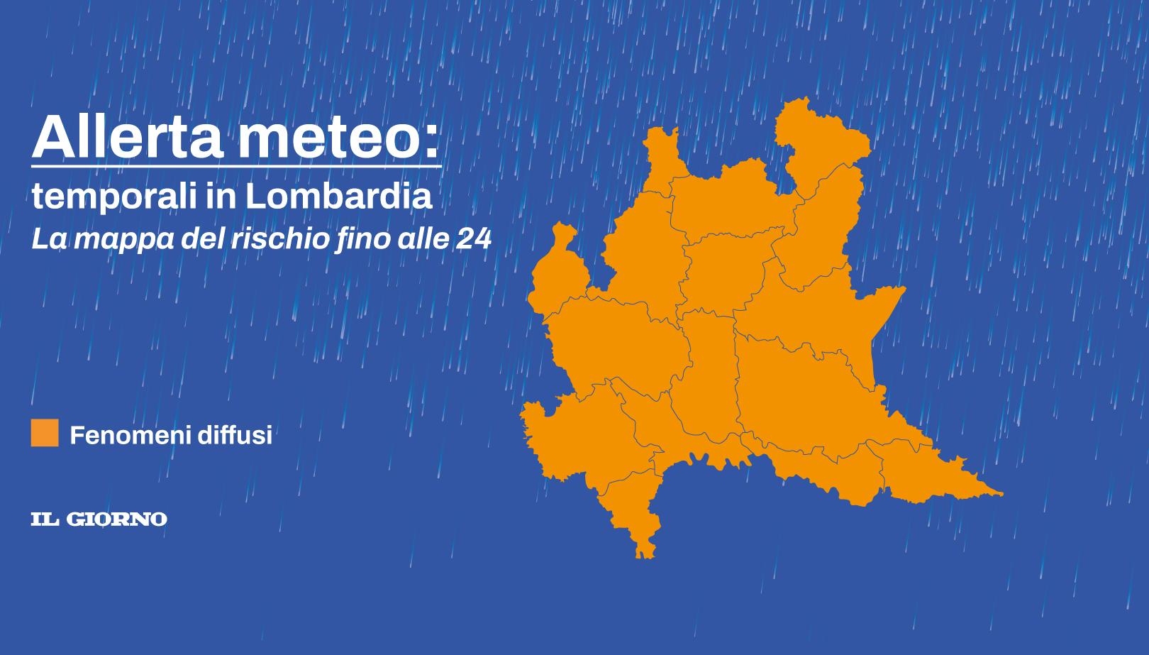 Nuovi temporali con vento e grandine in Lombardia: scatta l’allerta meteo arancione Nuovi temporali con vento e grandine in Lombardia: scatta l’allerta meteo arancione